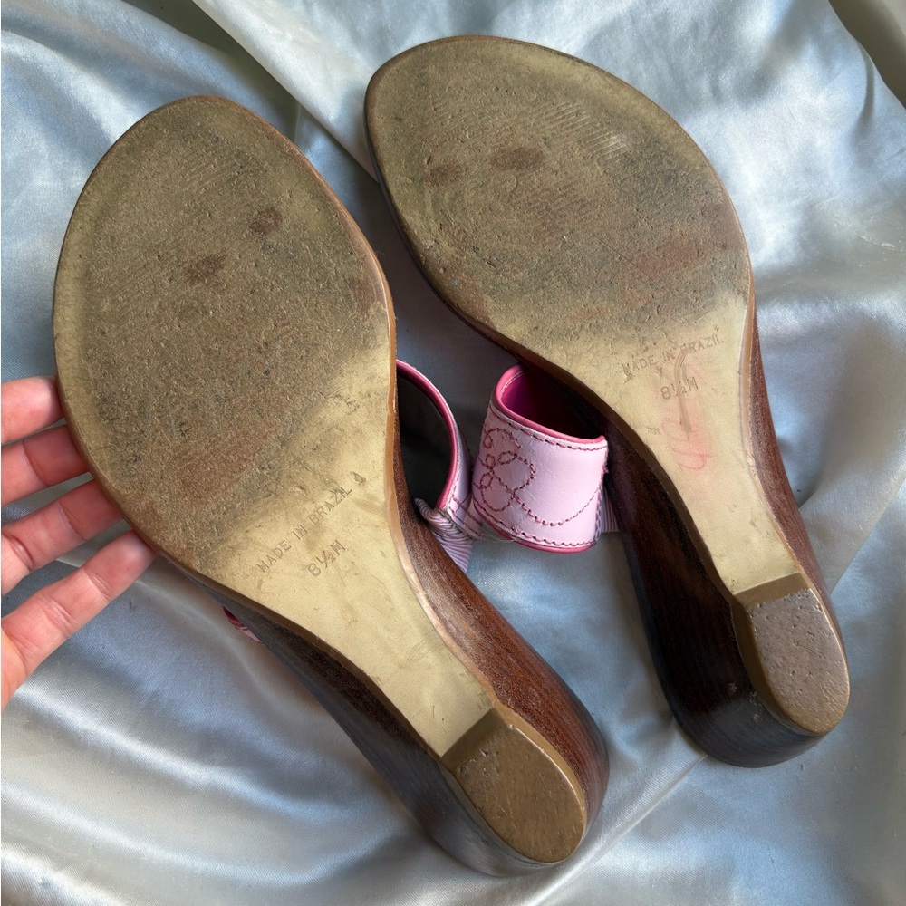 Pink Summer Sandals with Flower Details - Picture 6 of 8